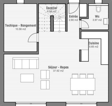 Bure, Jura - Maison contiguë 4.5 pièces 126.00 m2  dès CHF 595'000.-