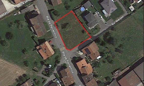 Bure, Jura - Terrain à bâtir  1085.00 m2 CHF 139'000.-
