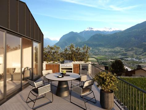 Flanthey, Valais - Villa 3.5 pièces 94.00 m2 CHF 640'000.-