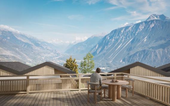Mollens VS, Valais - Villa mitoyenne 3.5 pièces 110.50 m2 CHF 789'000.-