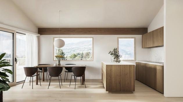 Mollens VS, Valais - Villa mitoyenne 3.5 pièces 110.50 m2 CHF 789'000.-